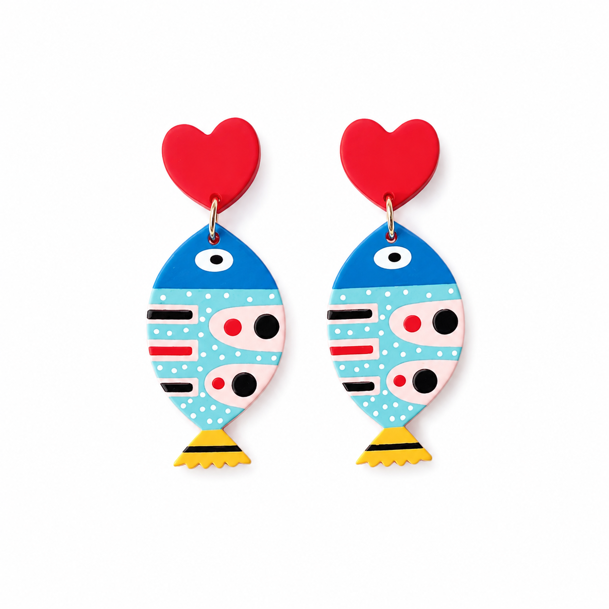 ❤️ Boucles d'oreilles Cœur - Création artisanale légère et originale ✨ (copie)